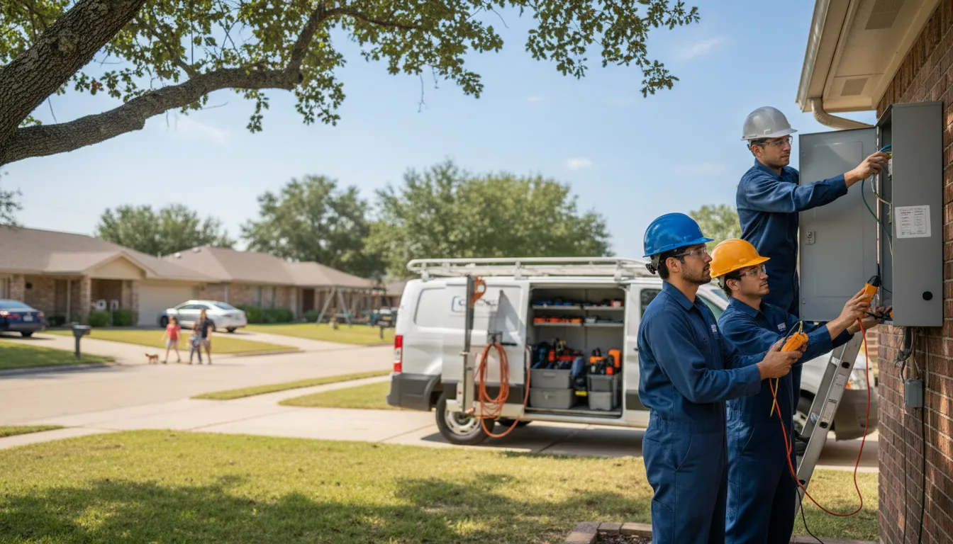 Certified electrician providing emergency electrical services in Mesquite, NM